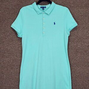Ralph Lauren Polo Dress Mint Green Sz L/G